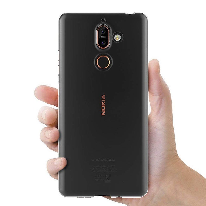 MaiJin Case for Nokia 7 Plus (6 inch) Soft TPU Rubber Gel Bumper Transparent Back Cover - Image 3